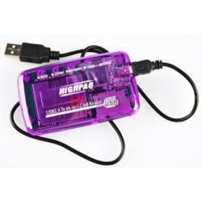 55-in-1 HighPaq CR-Q002 USB2.0 CardReader Purple