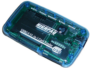 62-in-1 HighPaq CR-Q005 USB2.0 CardReader Blue