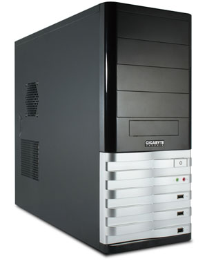 Miditower GigaByte <GZ-X8-BPD500> Black, ATX, ��� ��
