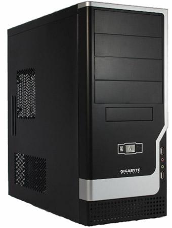 Miditower GigaByte <GZ-PHC3A> Black-Silver, ATX, 350W 20+4pin, 3*SATA