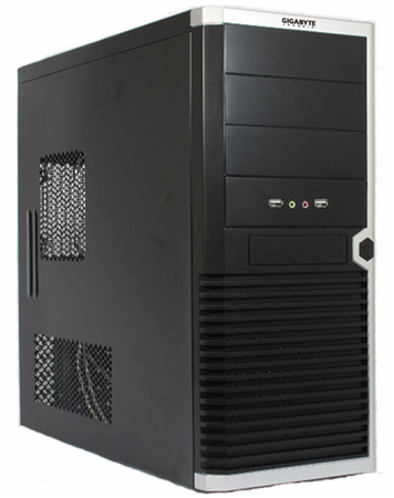 Miditower GigaByte <GZ-PHC3B> Black-Silver, ATX, 350W 20+4pin, 3*SATA