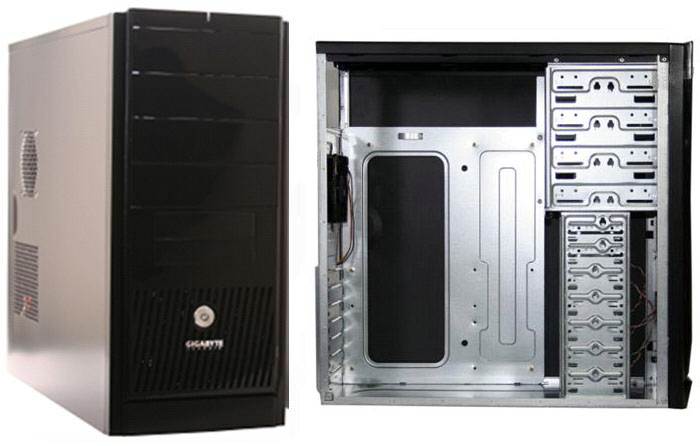 Miditower GigaByte <GZ-KX5> Black, ATX, 400W