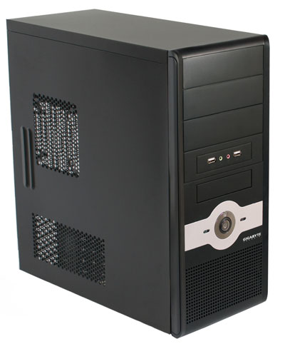 Miditower GigaByte <GZ-PHC3C> Black-Silver, ATX, 350W 20+4pin, 3*SATA