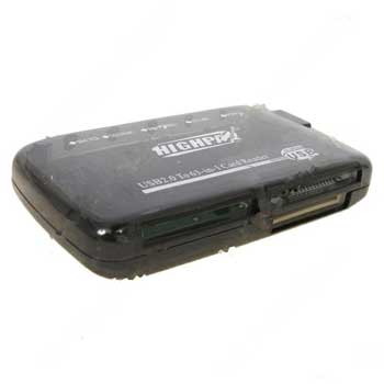 62-in-1 HighPaq CR-Q005 USB2.0 CardReader Black