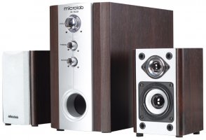 ������� Microlab 2.1 M528, ������ ������/�������, (2�9W+Subwoofer 14W)