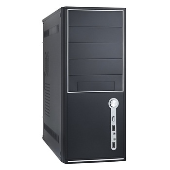 Miditower Exegate CP-629 Black <ATX, 350W, 24+4pin, 1*SATA, USB, Audio>