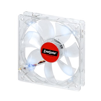 Fan Exegate <12025M12B/LED2> 120x120x25mm, BLUE LED, SMART, 1500 ��./���., 1B1S, 3pin
