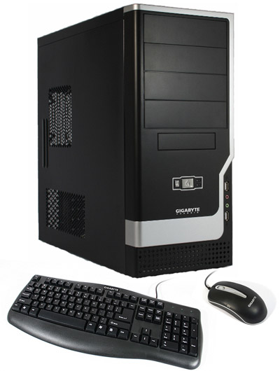 Miditower GigaByte <GZ-PPC3A> Black-Silver, ATX, 350W, + USB