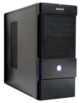 Miditower GigaByte Luxo M1004 Black, ATX, без БП